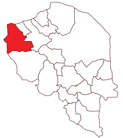 Location of Shahr-e Babak County in&nbsp;Kerman&nbsp;province