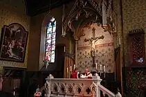Chapel of the Holy Cross where Relic of the Precious Blood is presented to the worshippers.