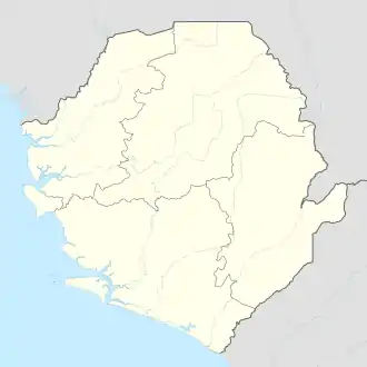 Lunsar is located in Sierra Leone