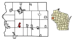Location of Robertsin St. Croix County, Wisconsin