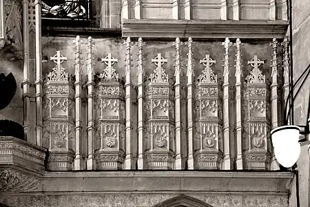 Baptistry screen, 1888 (detail)