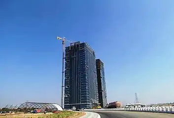 GIFT One Tower being constructed