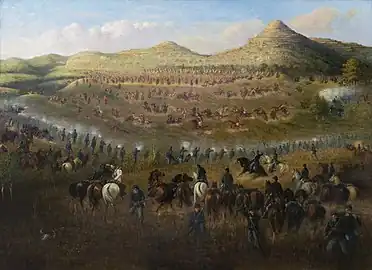 Eighth Minnesota at the Battle of Ta-Ha-Kouty (Killdeer Mountain) by Carl L. Boeckman