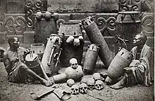 Palace of the Asantehene (Manhyia Palace) in Coomassie, 1870s