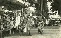 Dance of the Fon chiefs 1908