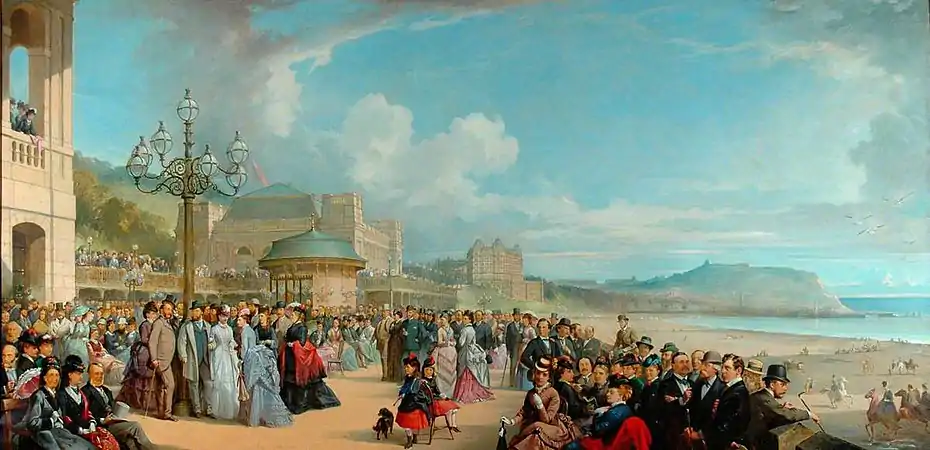 The Spa Promenade, 1871, Scarborough Town Hall