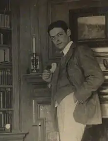 Portrait of T.S. Eliot in a parlour