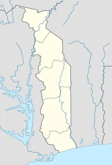 Bodoude is located in Togo
