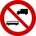 N/ANo lorries and buses
