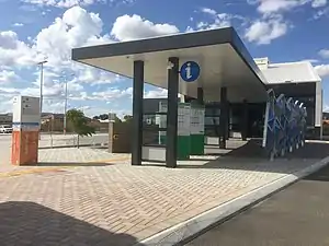 Aubin Grove station western entrance