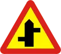 Staggered intersection