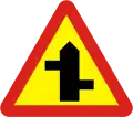 Staggered intersection