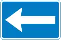 One-way traffic on left
