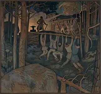 The Forging of the Sampo, Väinö Blomstedt&nbsp;[fi], 1897