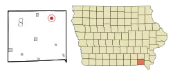 Location of Stockport, Iowa
