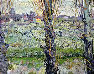 View of Arles (Flowering Orchards),April 1889Neue Pinakothek, Munich (F516)