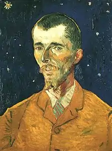 Eugène Boch (The Poet), 1888Oil on canvas, 60 x 45&nbsp;cmMusée d'Orsay, Paris (F462)