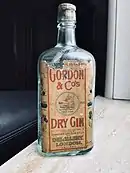  1912 bottle of Gordon's Gin