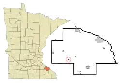 Location of Hammond, Minnesota