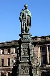 Statue of the 5th Duke of Buccleuch on Edinburgh's Royal Mile