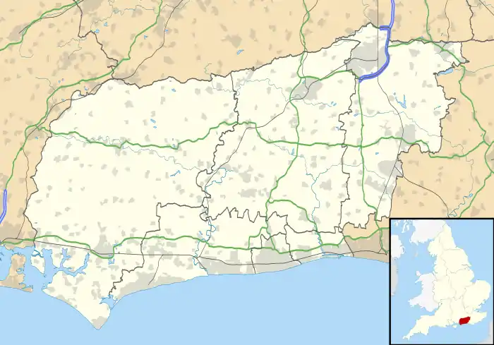 Uppark is located in West Sussex