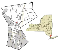 Location of Chappaqua, New York