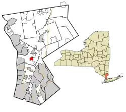 Location of Hawthorne, New York
