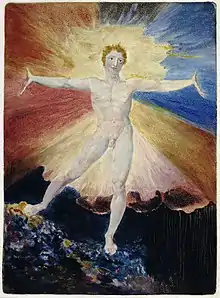 The Dance of Albion (Day of Joy) (1794–1796), by William Blake, Fitzwilliam Museum, Cambridge.