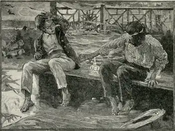 Illustration for The Bottle Imp by Robert Louis Stevenson, 1905