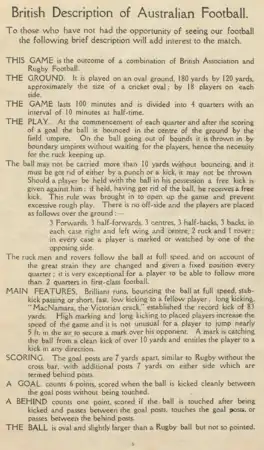 A brief description ofAustralian Football (p.&nbsp;5)